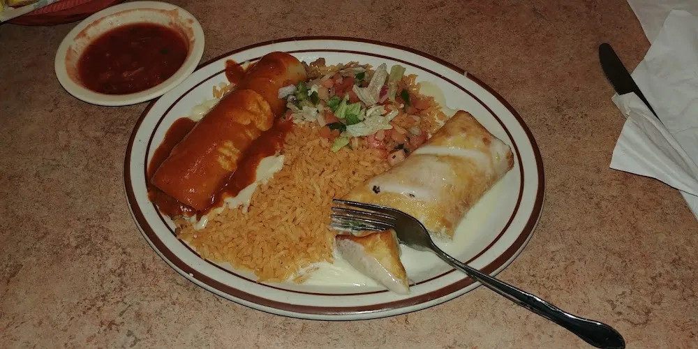 Chimichanga and Burrito